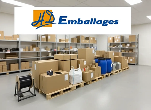 Solutions emballages industriels : films étirables, cartons et logistique